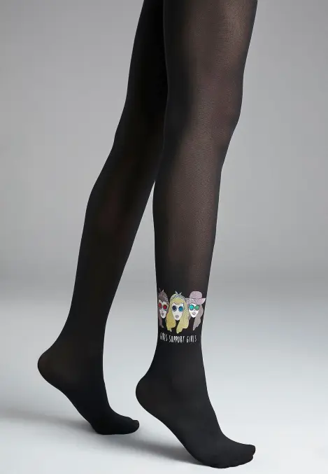 Penti Dres Engros, Girls Support 40 Den , Negru